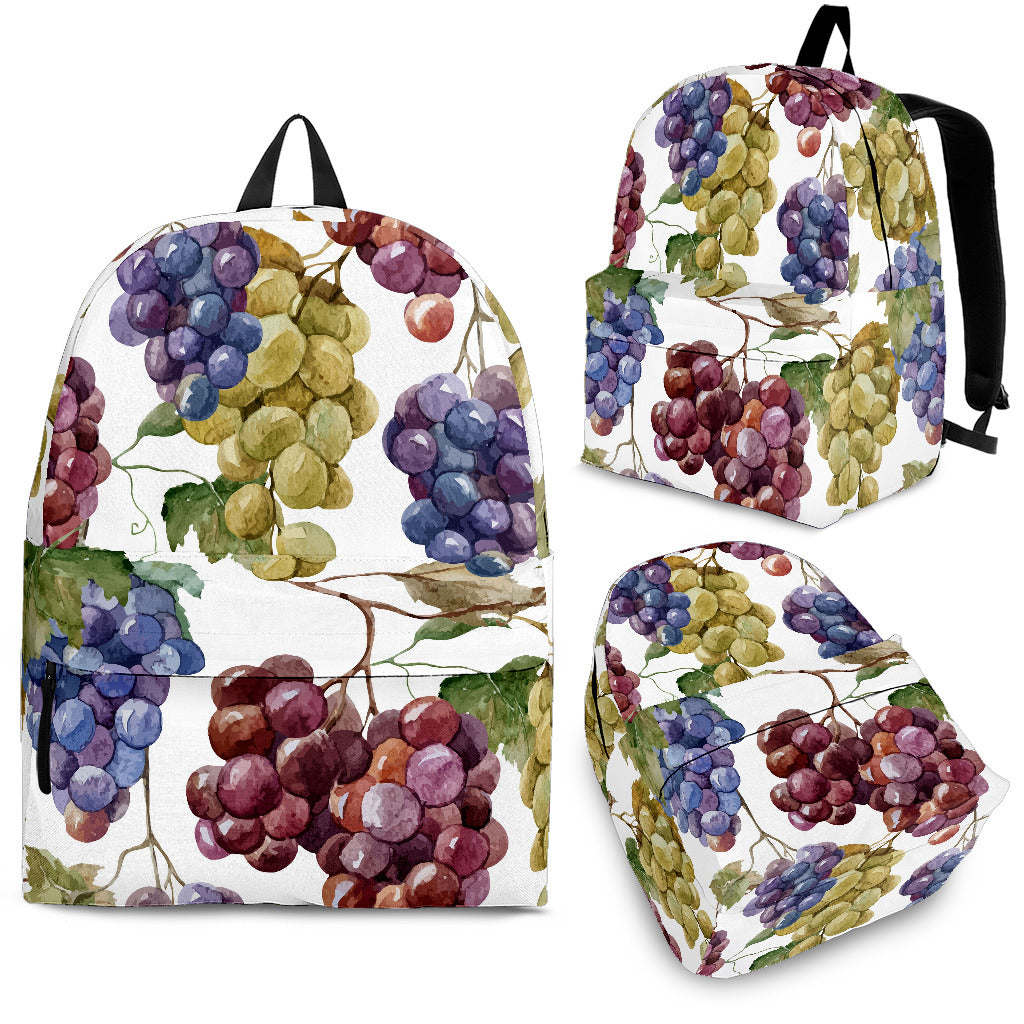 Grape Pattern Backpack