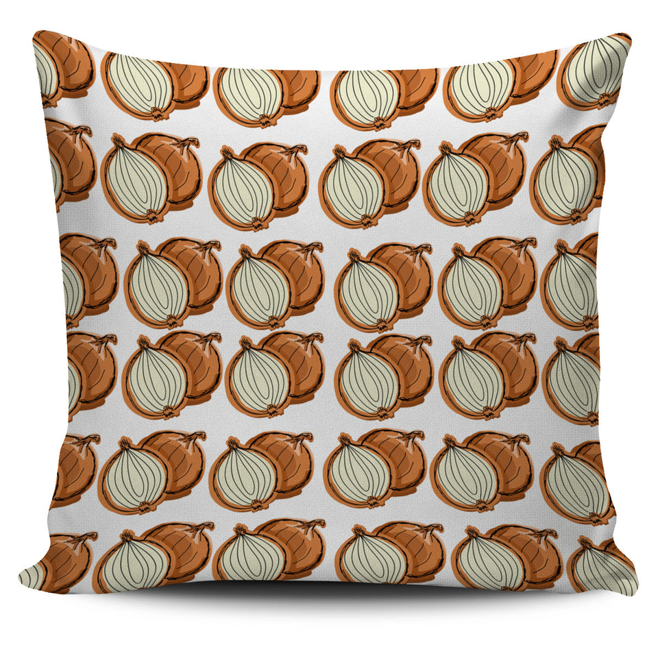 Onion Theme Pattern Pillow Cover