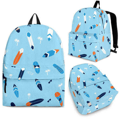 Surfboard Pattern Print Design 05 Backpack