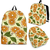 Sliced Orange Leaves  Pattern Backpack
