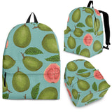 Guava Pattern Green Background Backpack