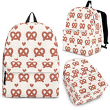 Pretzels Pattern Print Design 01 Backpack