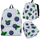 Blueberry Pokka Dot Pattern Backpack