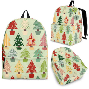 Christmas Tree Pattern Backgroind Backpack