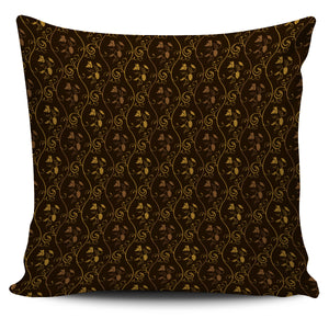 Gold Grape Pattern Pillow Cover