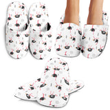 Ostrich Pattern Print Design 02 Slippers