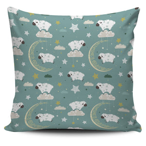 Sheep Sweet Dream Pattern Pillow Cover
