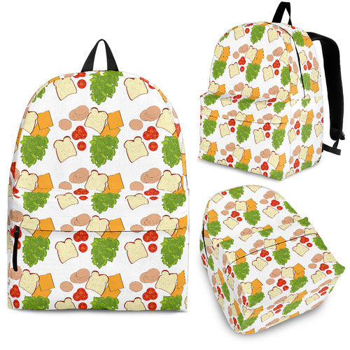 Sandwich Pattern Print Design 02 Backpack