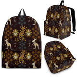 Kangaroo Aboriginal Theme Pattern  Backpack