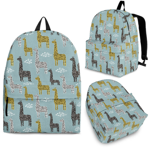 Giraffe Pattern Print Design 03 Backpack