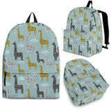 Giraffe Pattern Print Design 03 Backpack