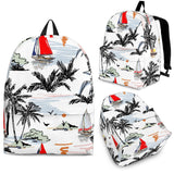 Sailboat Pattern Background Backpack