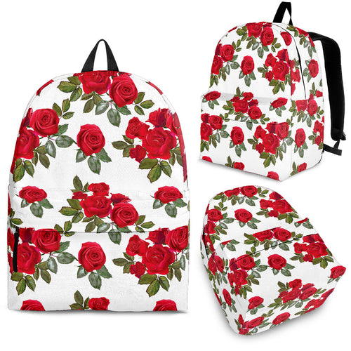 Rose Pattern Print Design 05 Backpack