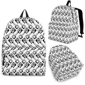 Engine Piston Pattern Print Design 03 Backpack