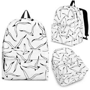 Seagull Pattern Print Design 04 Backpack
