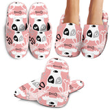 Bull Terrier Pattern Print Design 03 Slippers