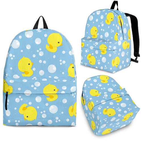 Duck Toy Pattern Print Design 02 Backpack