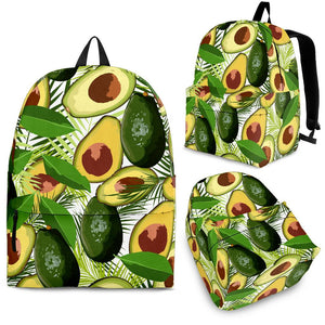 Avocado Leaves Pattern Backpack
