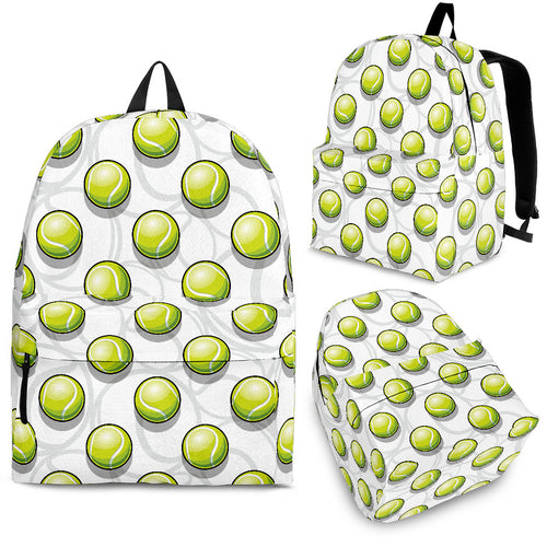 Tennis Pattern Print Design 05 Backpack