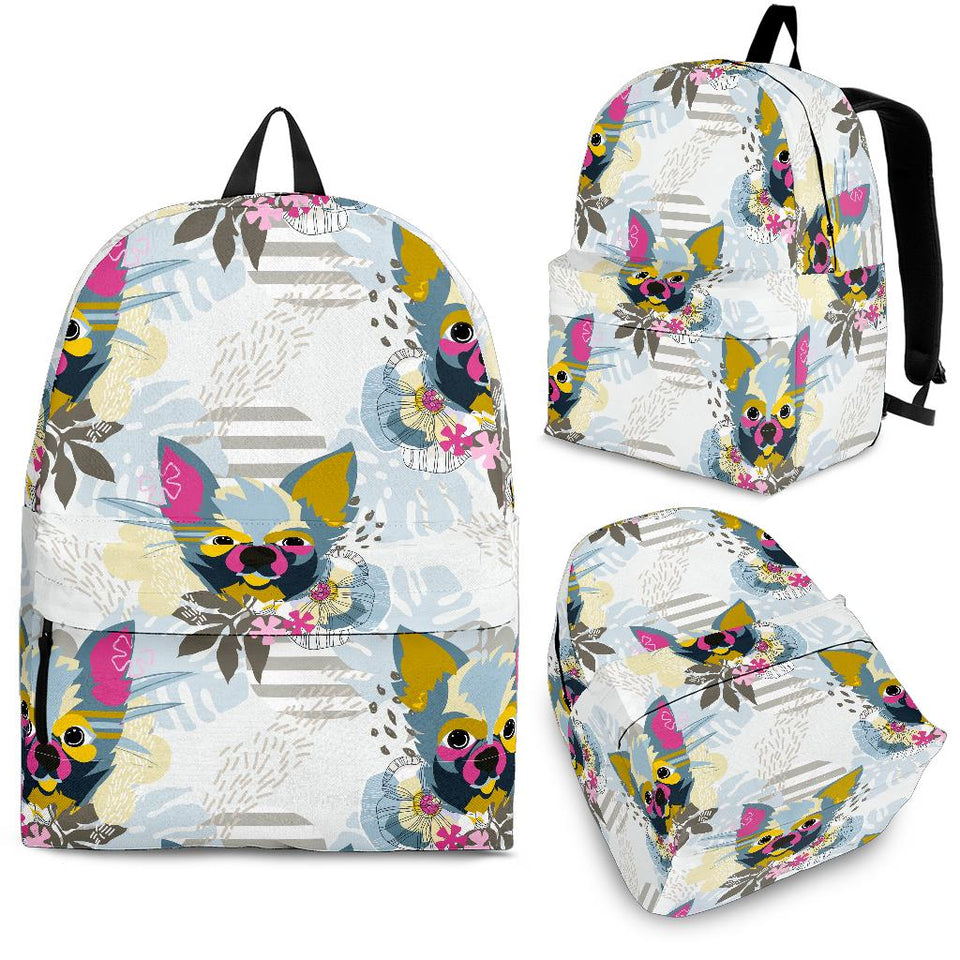 Chihuahua Pattern Backpack