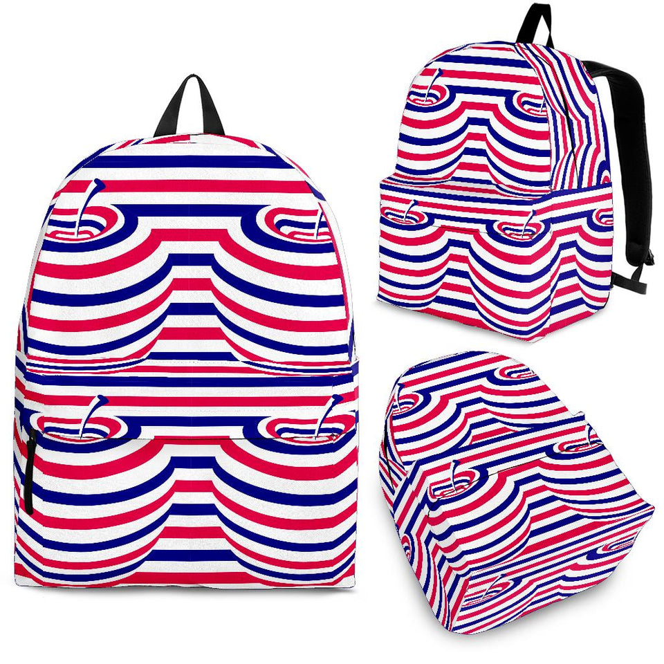 Apple USA Pattern Backpack