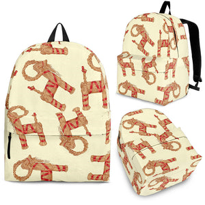 Yule Goat or Christmas goat Pattern Backpack