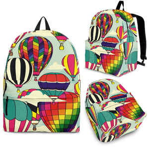 Hot Air Balloon Pattern Background Backpack