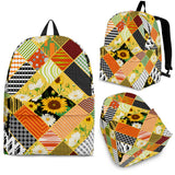 Sunflower Pattern Backpack
