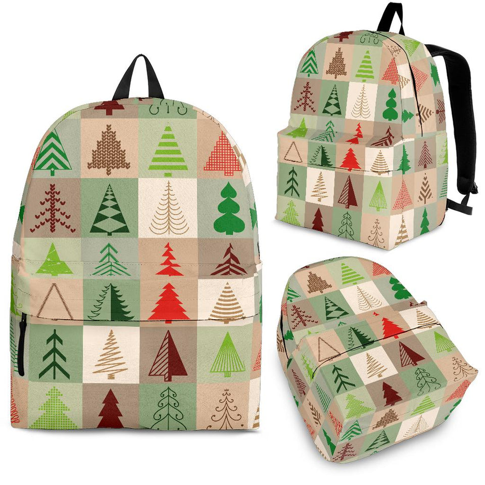 Christmas Tree Pattern Backpack