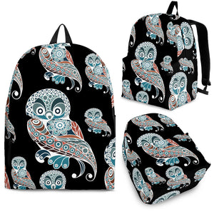 Owl Tribal Pattern Backpack