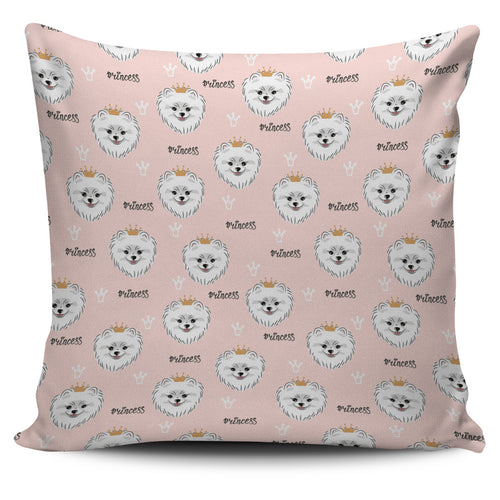 Pomeranian Pattern Pillow Cover