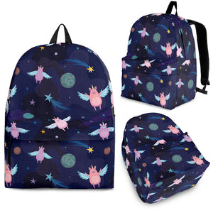 Pig Pattern Print Design 05 Backpack