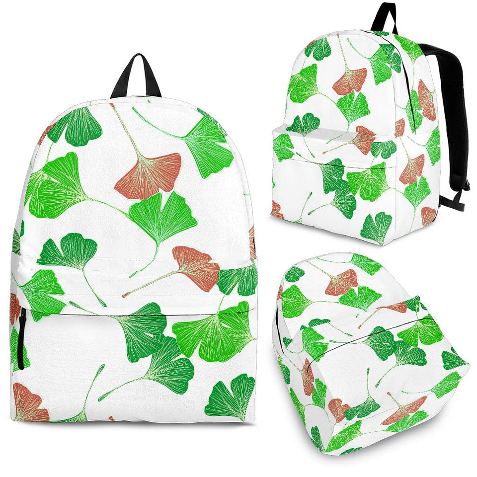 Ginkgo Pattern Backpack