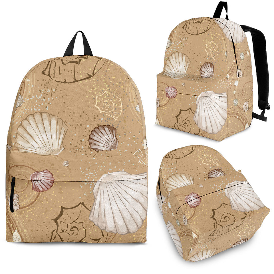 Shell Pattern Sand Backpack