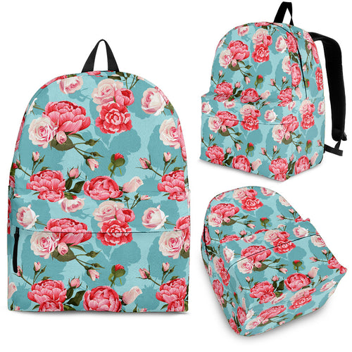 Rose Pattern Print Design 03 Backpack