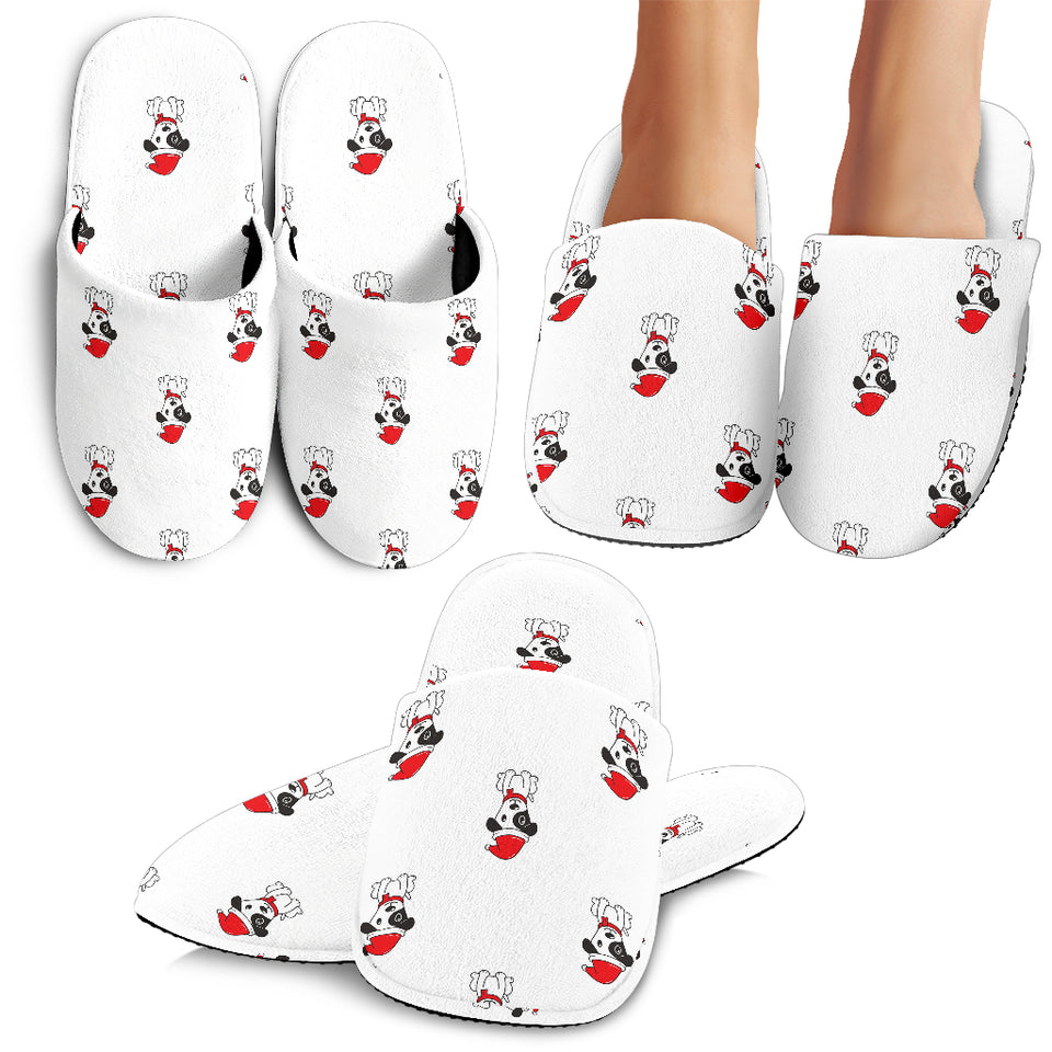 Jack Russel Pattern Print Design 01 Slippers