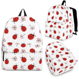 Ladybug Pattern Print Design 04 Backpack