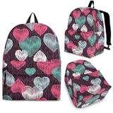 Decorative Heart Pattern Backpack