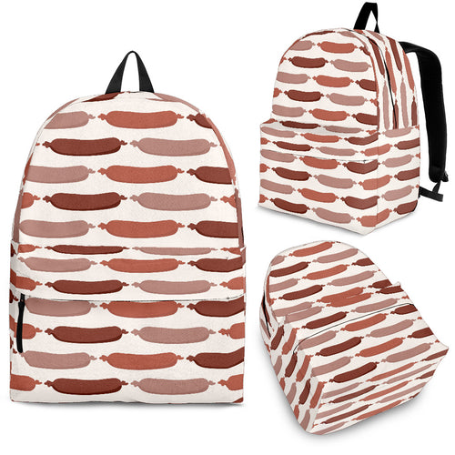 Sausage Pattern Print Design 02 Backpack