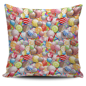Candy Lollipop Pattern Pillow Cover