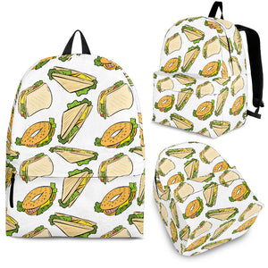 Sandwich Pattern Print Design 05 Backpack