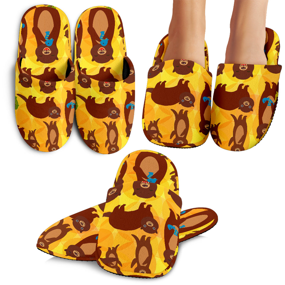 Otter Pattern Slippers