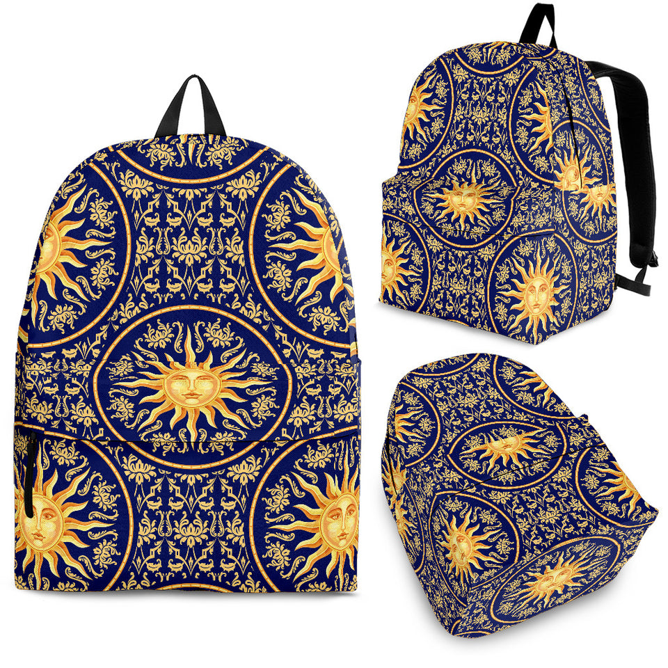 Sun Pattern Backpack