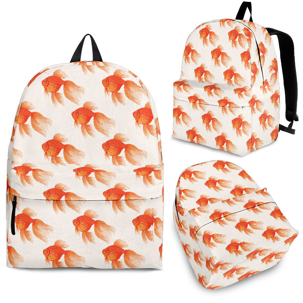 Goldfish Pattern Print Design 05 Backpack