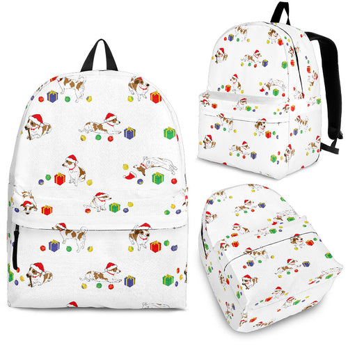 Jack Russel Pattern Print Design 02 Backpack