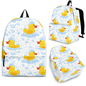 Duck Toy Pattern Print Design 03 Backpack