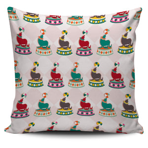 Colorful Sea Lion Pattern Pillow Cover