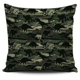 Dinosaur Camo Pattern Pillow Cover