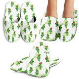 Green Peas Pattern Print Design 04 Slippers