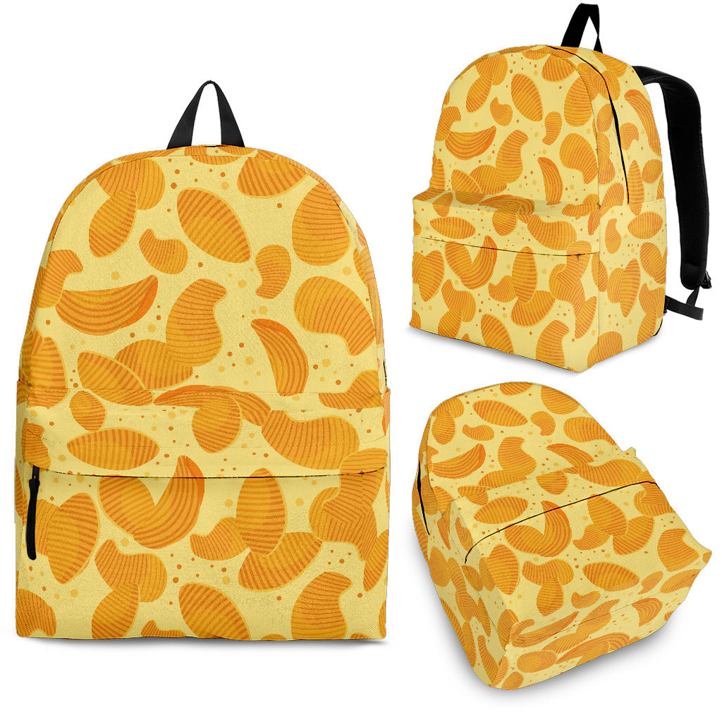 Potato Chips Pattern Print Design 04 Backpack